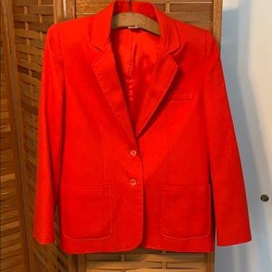 Vintage 80s red blazer